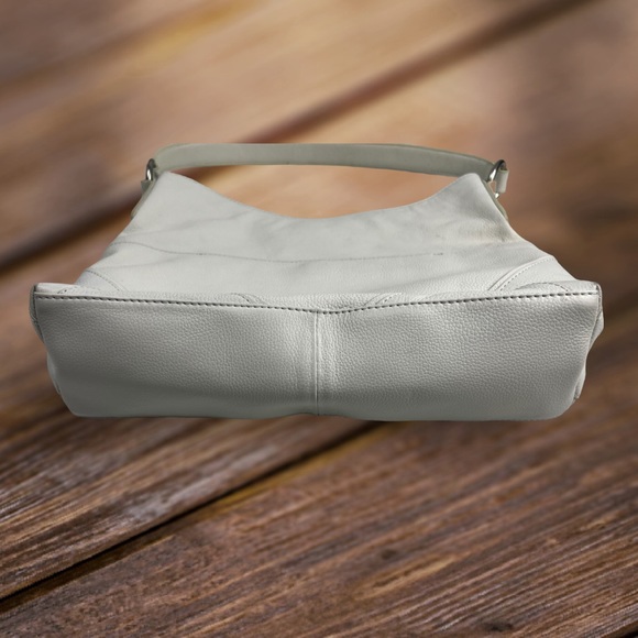 Sorial Leather White Hobo Bag - Picture 3 of 16